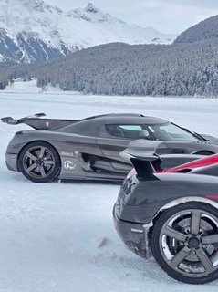 Classic Car in St. Moritz